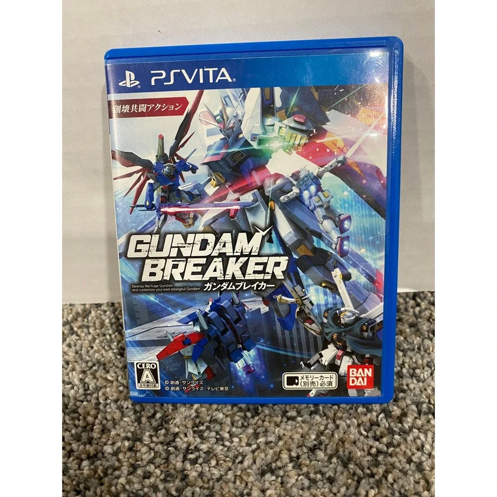 Bandai Gundam Breaker PS Vita Japanese Import Mecha Action Game